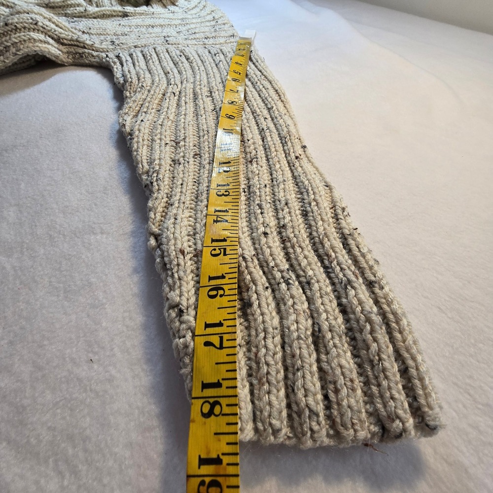 Mens Knit Sweater L? Pullover Shawl Collar Grandpacore Academia Professor Basic - Picture 7 of 10